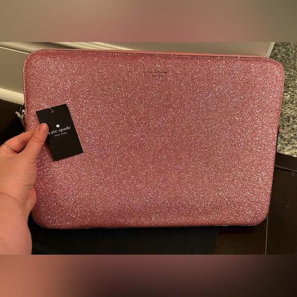 Kate Spade Glimmer Laptop Sleeve - New with Tags - Picture 1 of 7